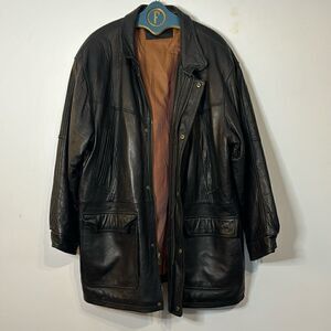 Vintage Saxony Genuine Soft Leather Jacket - 46